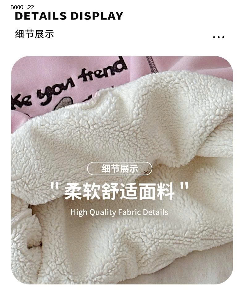 ÁO NỈ LÓT LÔNG HỌA TIẾT BG-Giá sỉ 188k