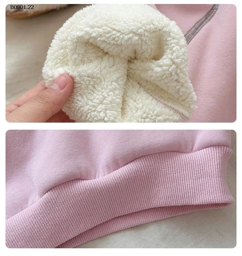 ÁO NỈ LÓT LÔNG HỌA TIẾT BG-Giá sỉ 188k