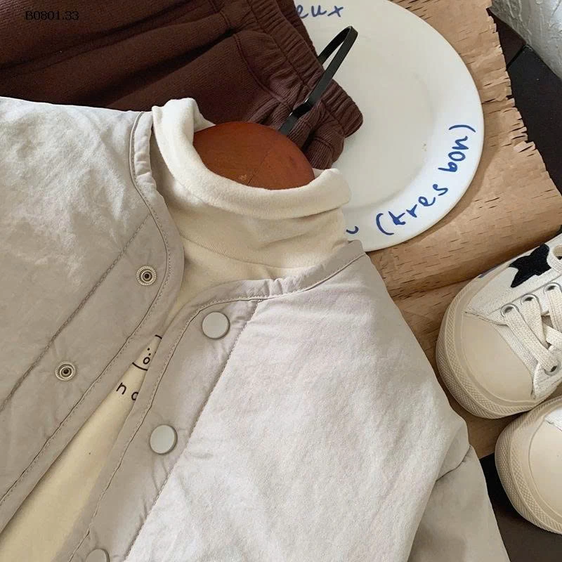 Áo khoác mùa đông cho trẻ em, chất liệu cotton dày dặn- sỉ giá 320k
