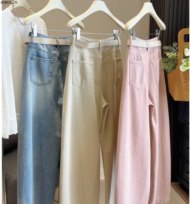 QUẦN JEAN ỐNG RỘNG CHO NỮ ANNA- sỉ 315k