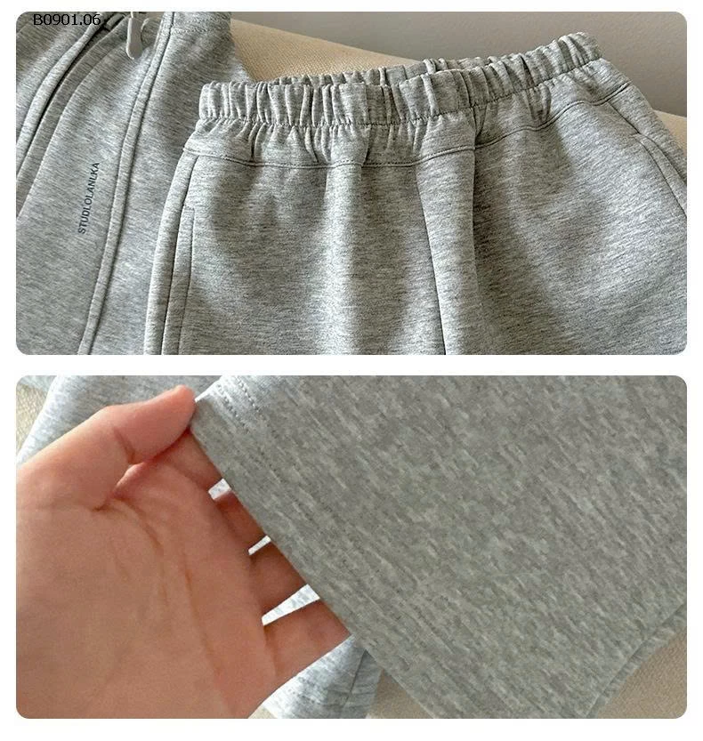 BỘ NỈ TRƠN BÉ GÁI HSMMC-Giá sỉ 225k