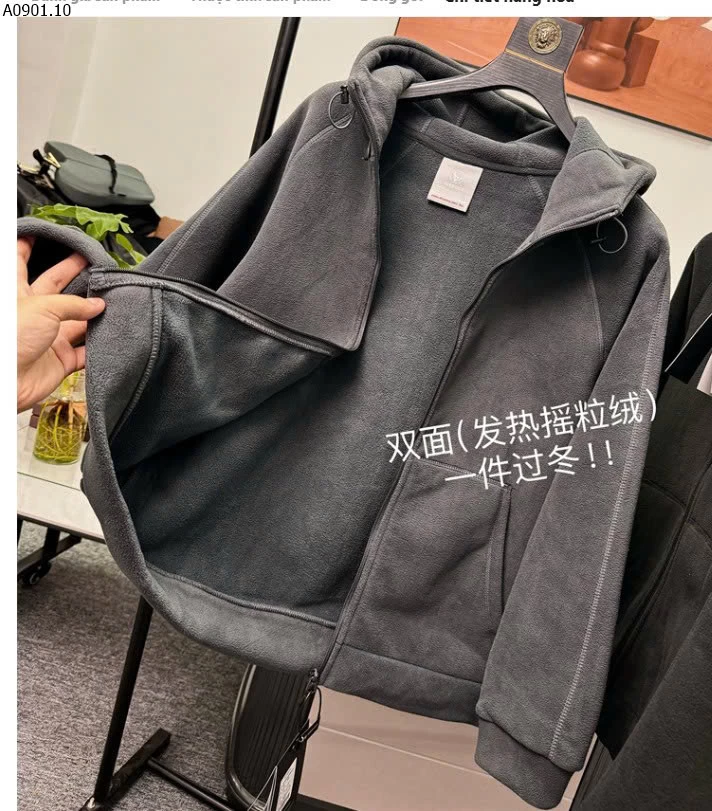 ÁO KHOÁC LÔNG DÀY DẶN-sỉ 268k