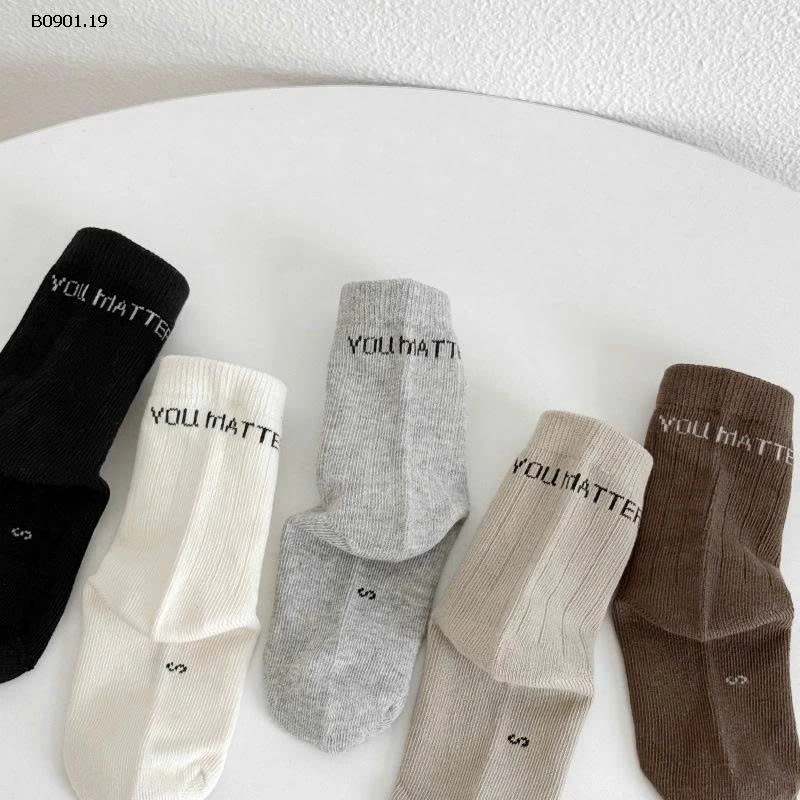 SET 5 ĐÔI TẤT AMBB CHO BÉ YÊU  -sỉ 106k