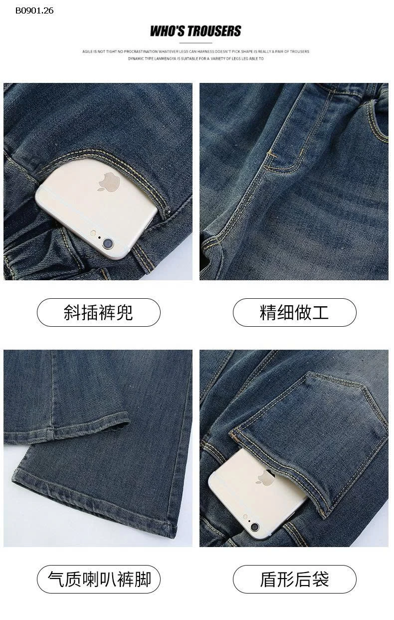 Quần jeans lót lông cừu hoặc thường  choBG Giá sỉ  loại thường : 186k lót lông : 229k