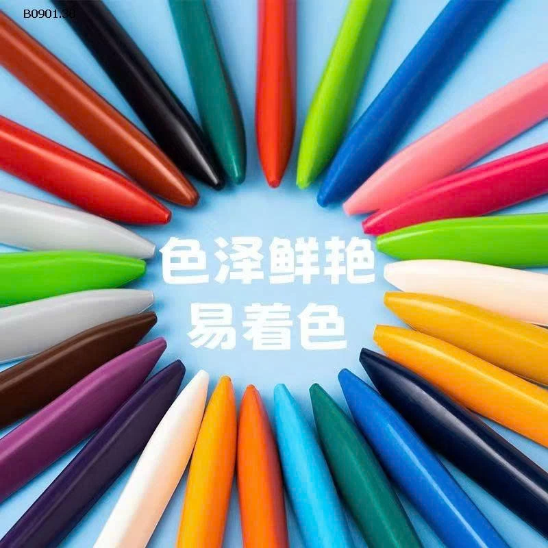 BỘ TÔ MÀU HỮU CƠ 1 SET 36 MÀU CHO BÉ -sỉ 62k