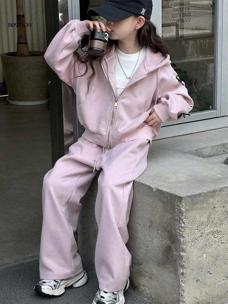 SET THỂ THAO CHO BÉ MÀU HỒNG BG-sỉ 208k