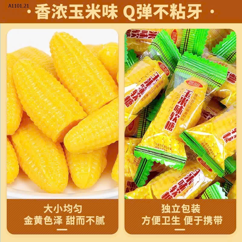 KẸO NGÔ DẺO BIBIZAN Giá sỉ 55k/gói 480g