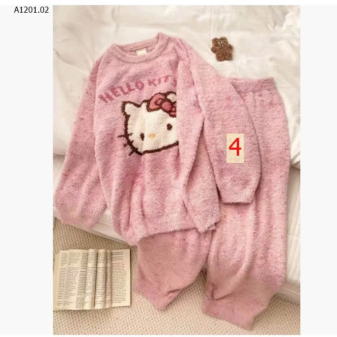 BỘ NỈ LÔNG MẶC NHÀ NỮ - sỉ 180k