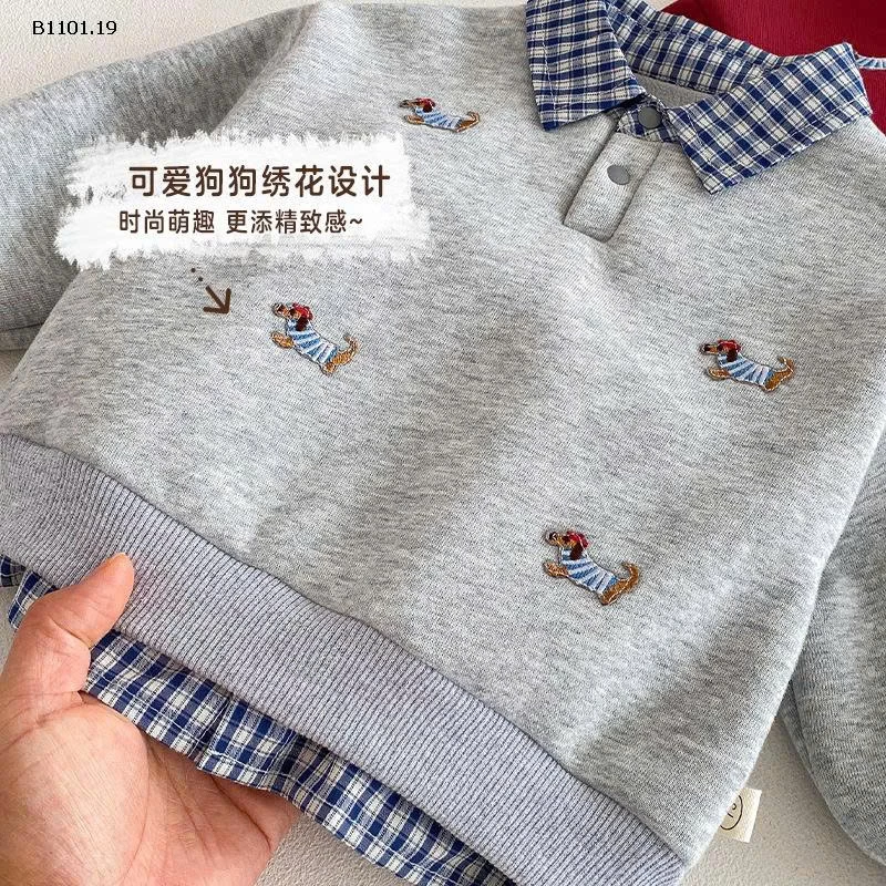 Áo nỉ trẻ em hiệu Kids' Label- giá sỉ 158k