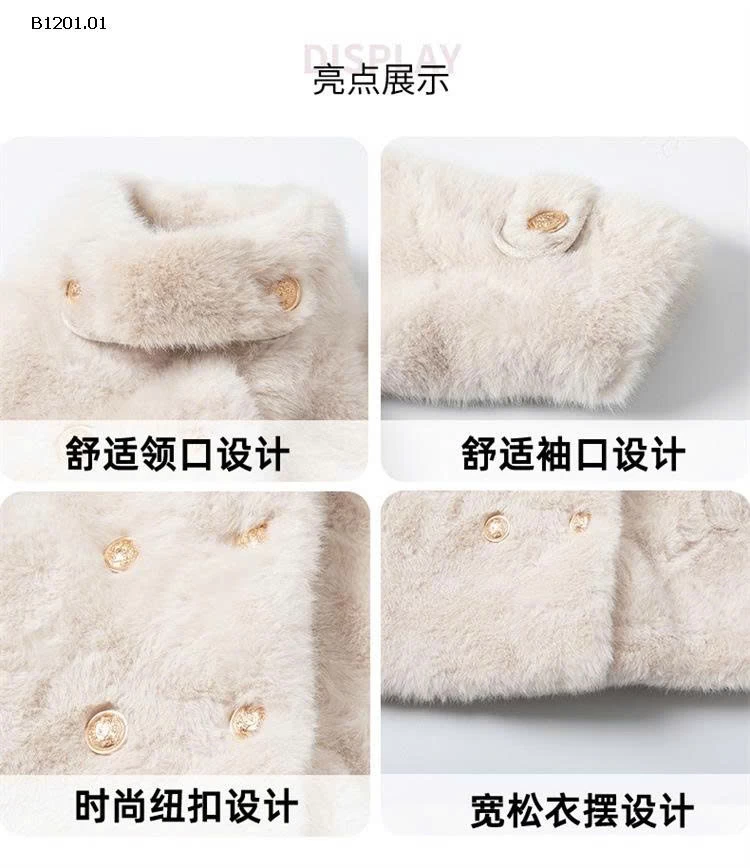 ÁO KHOÁC LÔNG CHO BÉ QCCC - sỉ 335k