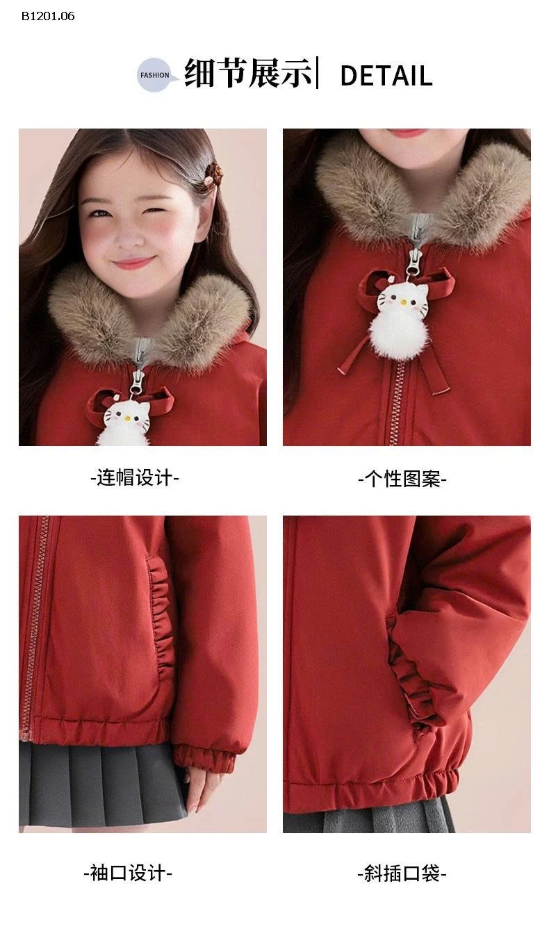 ÁO KHOÁC BÉ GÁI 2 MẶT- sỉ 323k