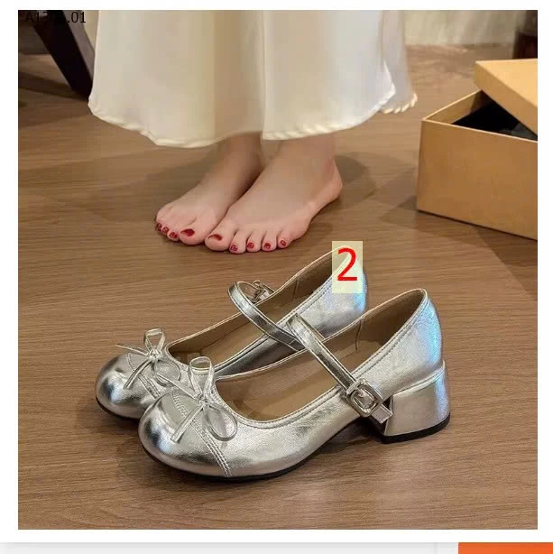 GIÀY MARY JANE NƠ GÓT VUÔNG - sỉ 156k