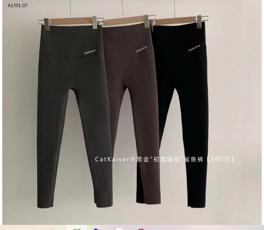 QUẦN LEGGING LÓT NỈ LÔNG CỪU CATKAISER - sỉ 195k
