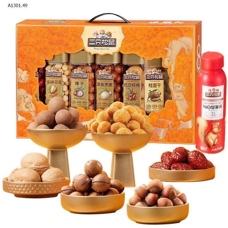 SET HẠT QUÀ TẾT HÃNG 3 CON SÓC - sỉ 280k