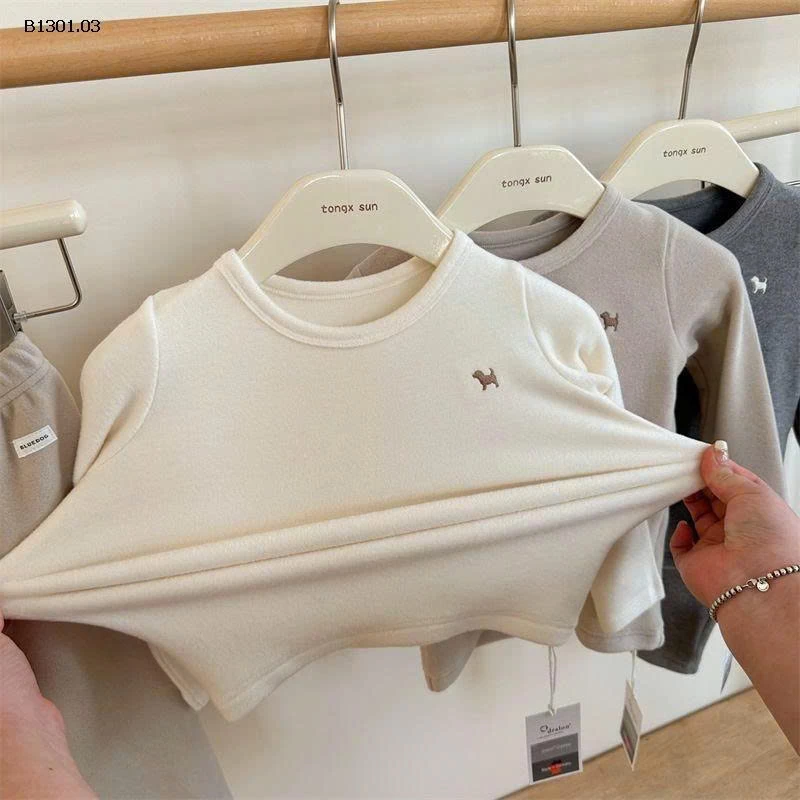 BỘ NỈ BÔNG BLUEDOG CHO BÉ-Giá sỉ 124k