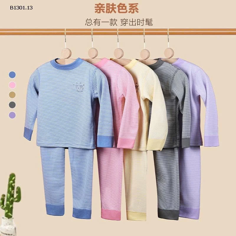 Áo giữ nhiệt kiểu Đức cho trẻ em, áo lót mùa đông kẻ sọc -Giá sỉ 92k