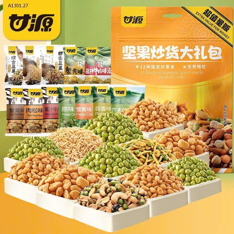 PACK 80 GÓI Gói hạt mix các loại hãng Ganyuan loại   - sỉ 117k