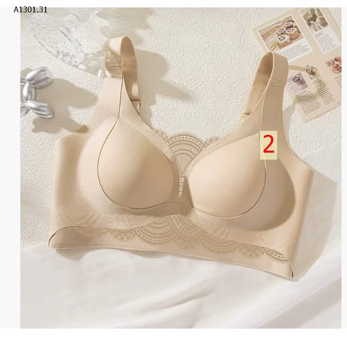 ÁO BRA KHÔNG GỌNG NÂNG NGỰC PHỐI REN  - sỉ 130k