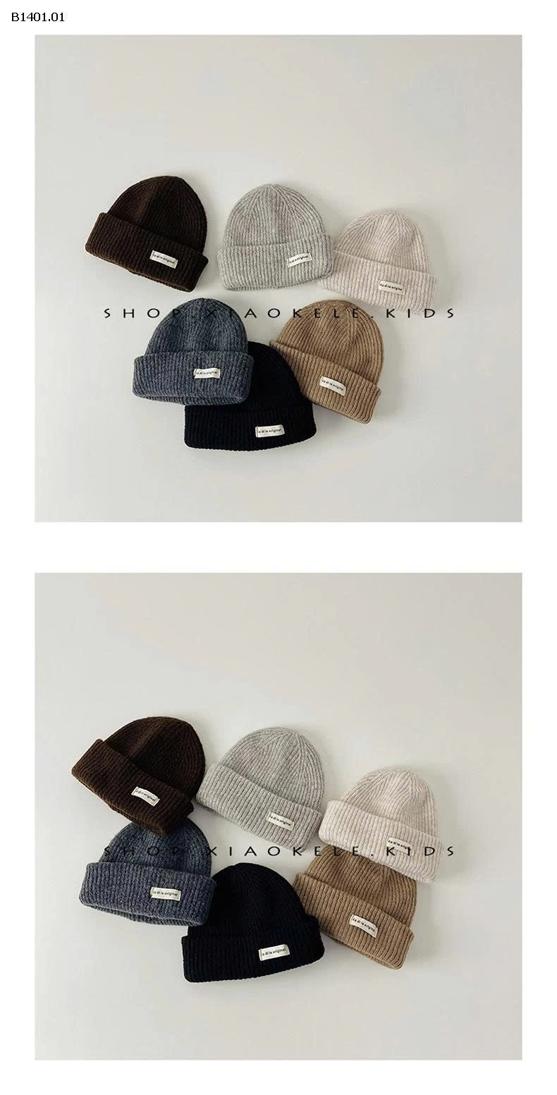 MŨ LEN PHONG CÁCH HQ CHO BÉ-Giá sỉ 81k