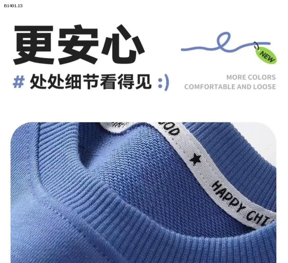 ÁO NỈ LÓT LÔNG BG HÃNG NASA NEW 2026 -Giá sỉ 188k