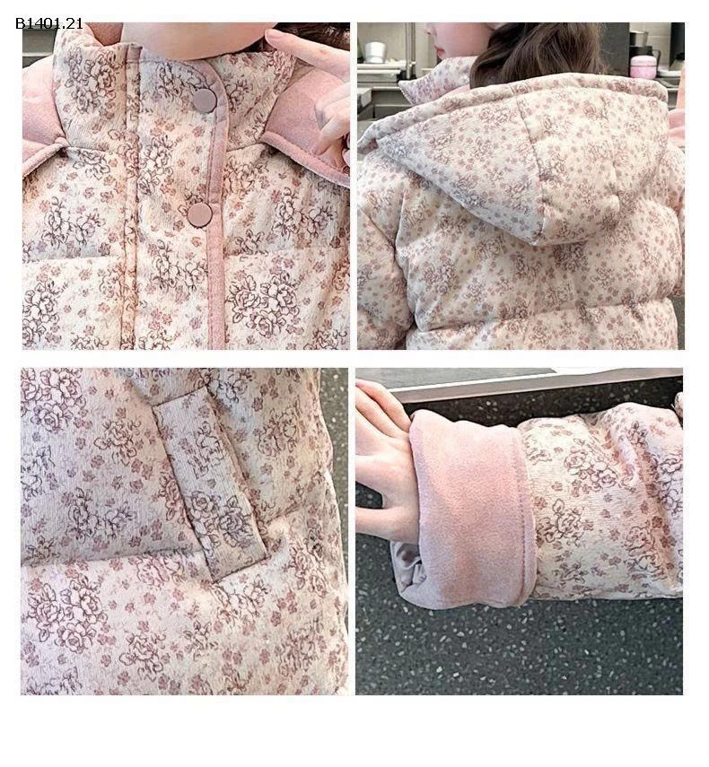 ÁO PHAO HOA NHÍ LÓT LÔNG-Giá sỉ 299k