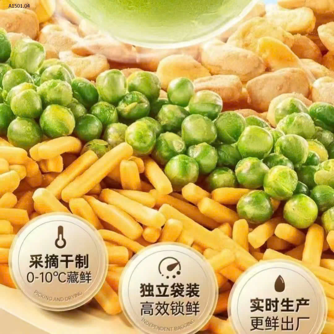 SNACK ĐẬU MIX HỒN HỢP 3 CON SÓC  - Giá sỉ 90k/375gr