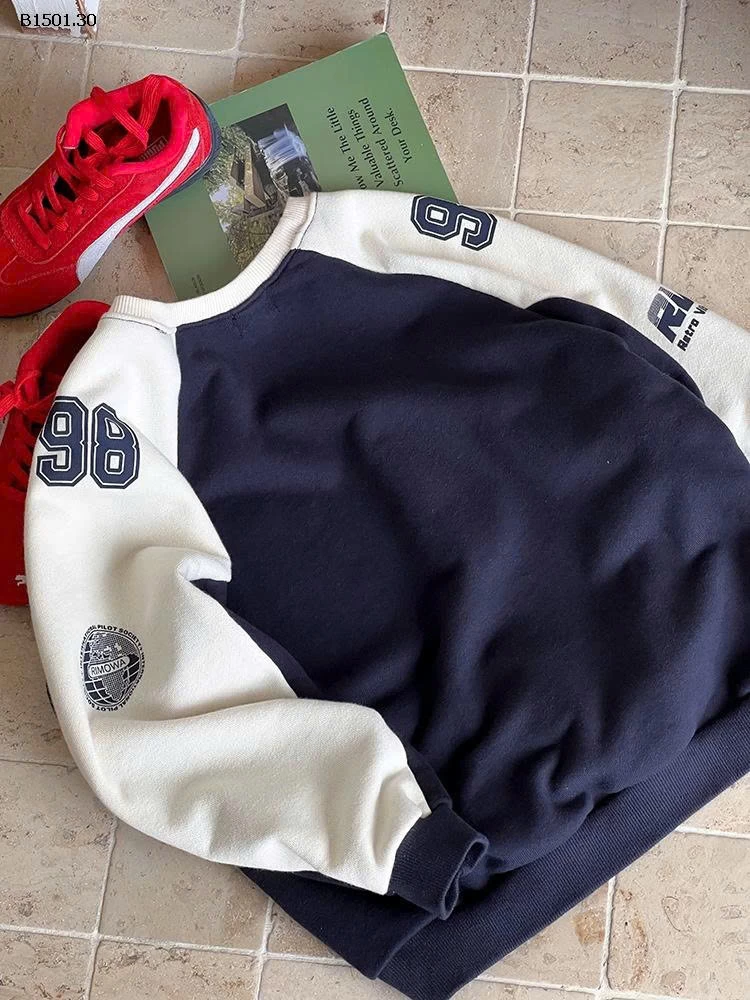 ÁO NỈ SỐ 98 AMBB - Giá sỉ Sz 90-150: 165k 160: 180k