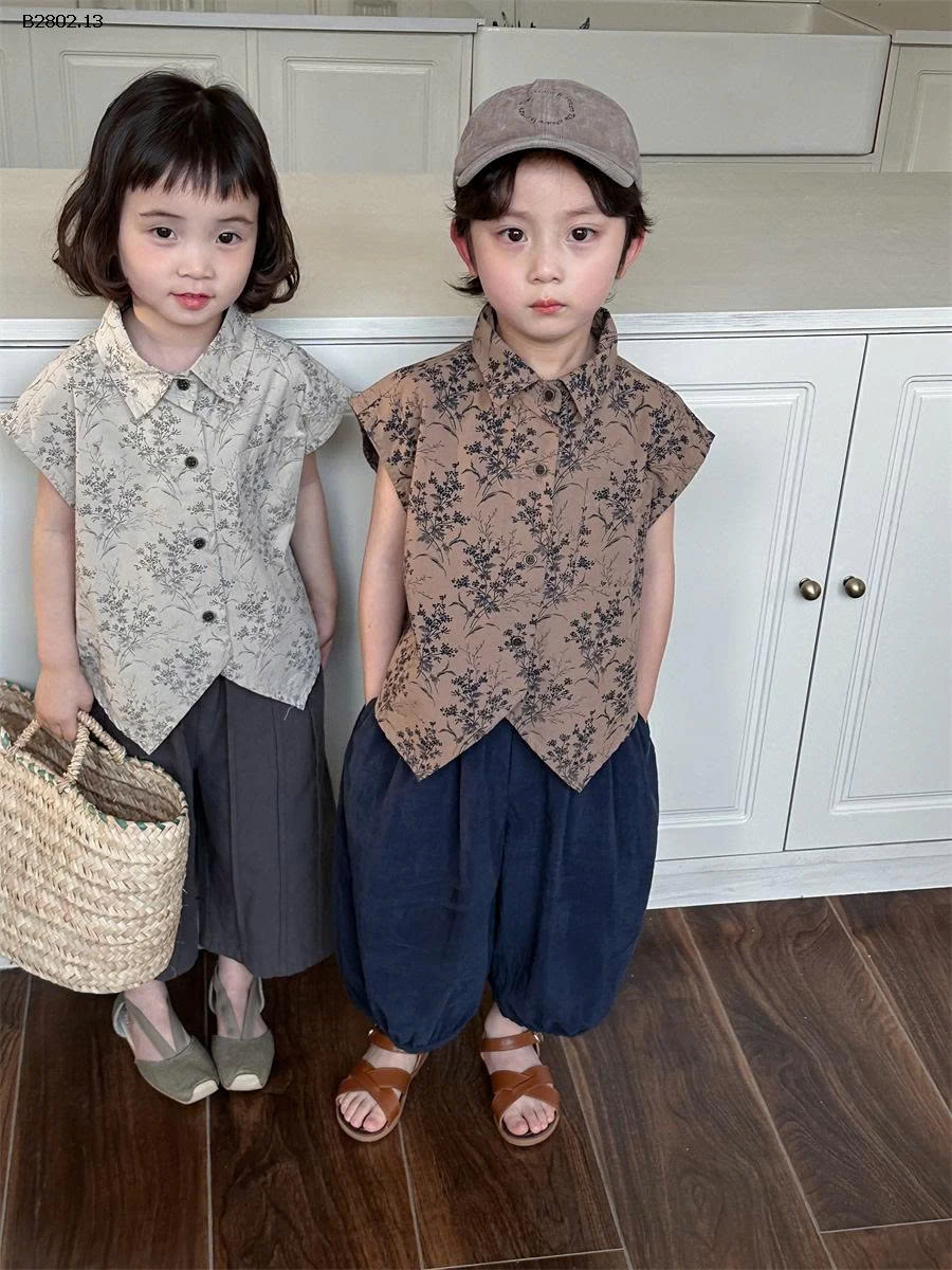 ÁO SƠ MI TAY HẾN CHO BÉ  - sỉ 172k