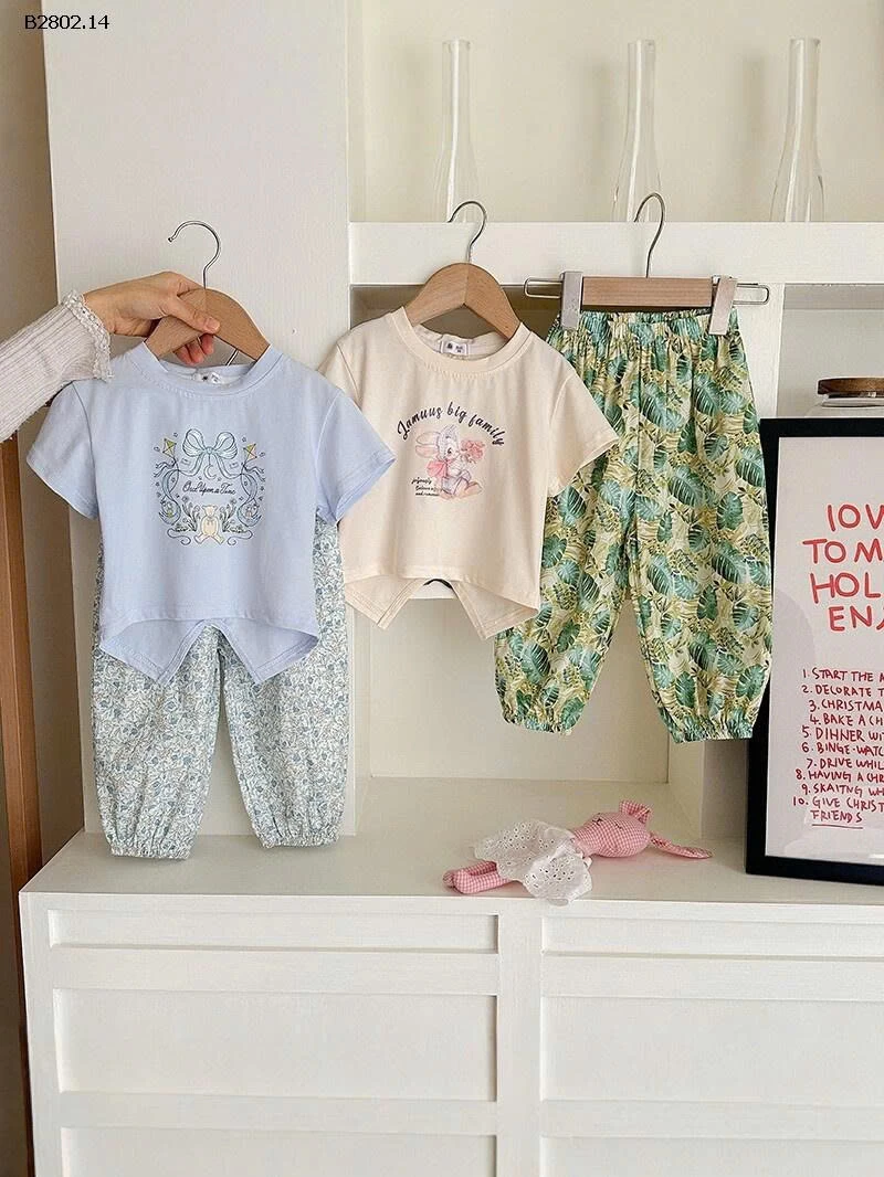 BỘ HÈ HỌA TIẾT BG- sỉ 169k