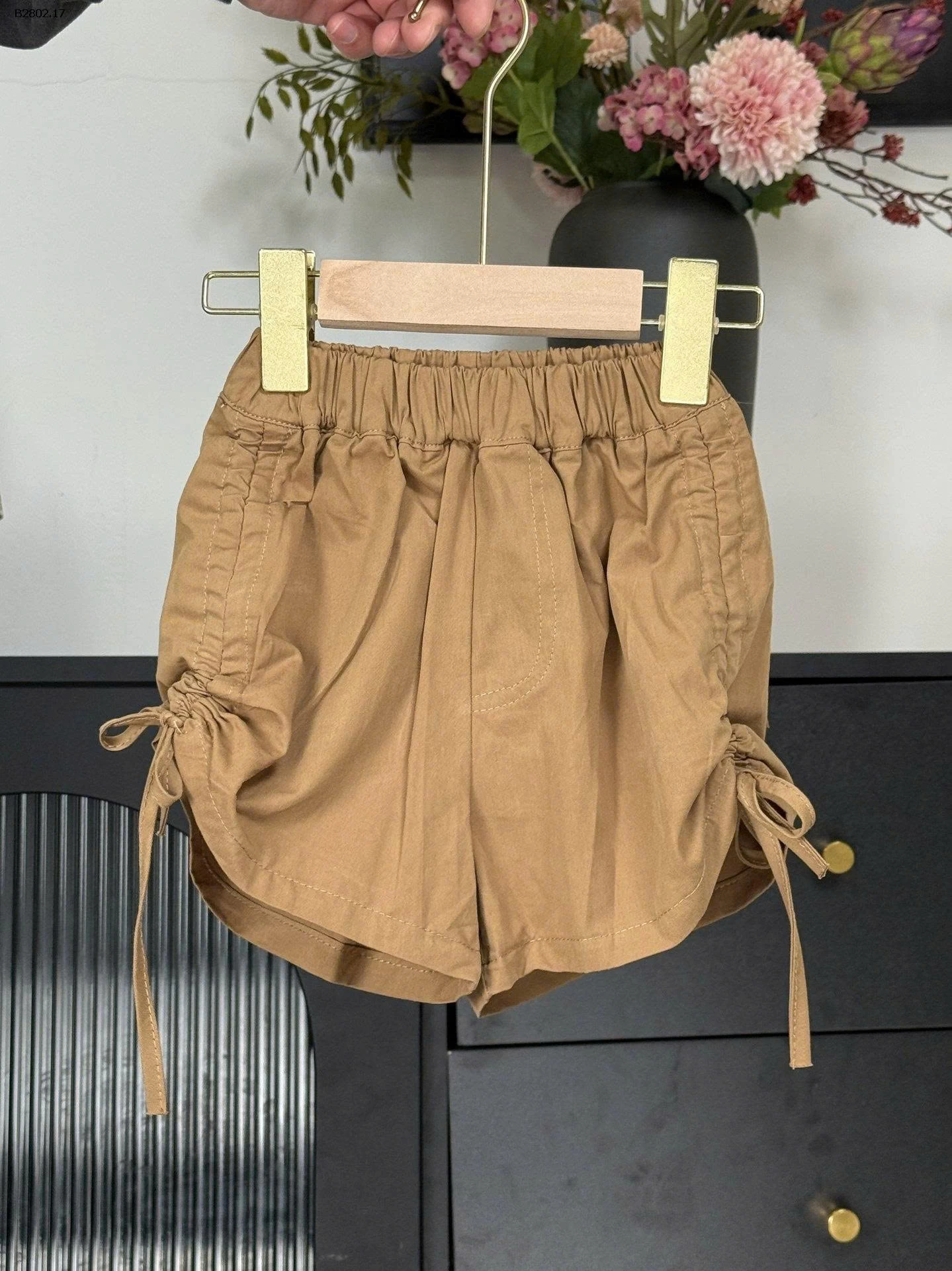 SET ÁO KẺ CỔ YẾM MIX QUẦN SHORT BG- SỈ 162K