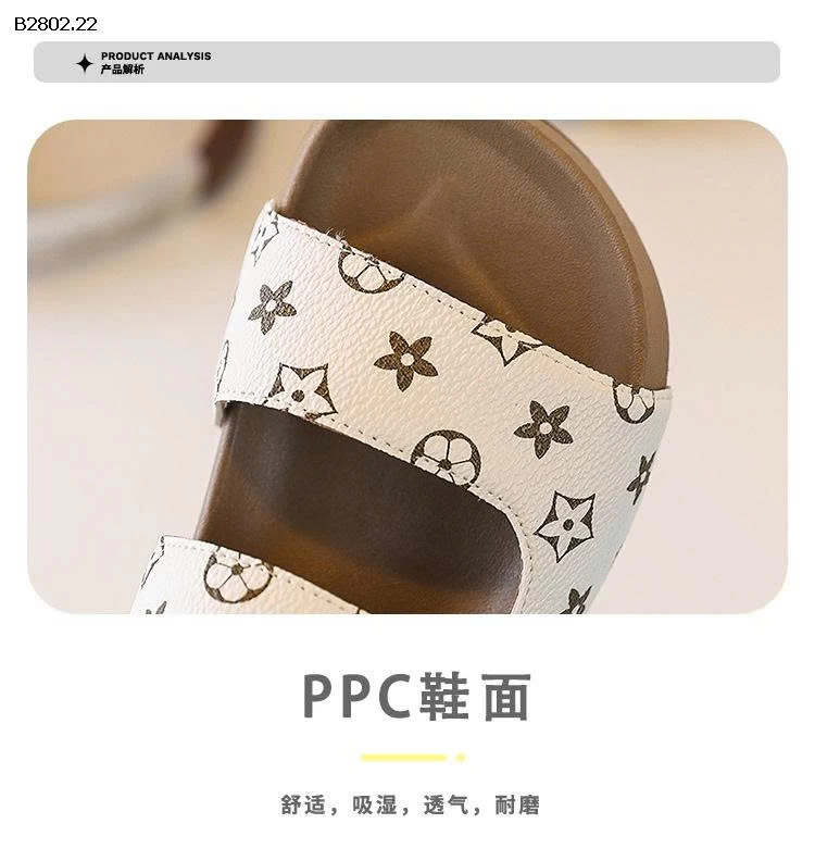 SANDAL QUAI NGANG HỌA TIẾT- sỉ 26-30: 136k 31-36: 145k