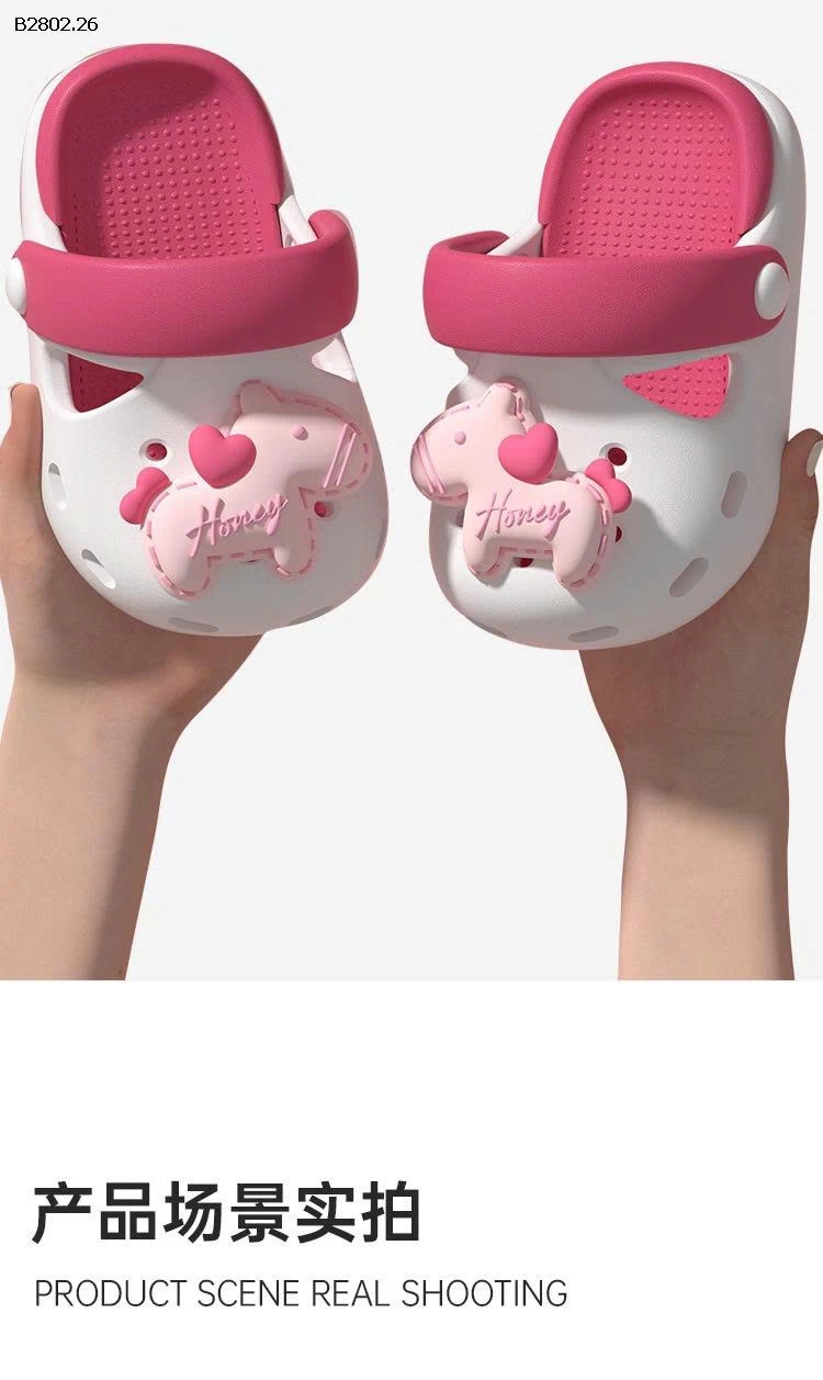 SỤC CROCS ĐÍNH CHARM NGỰA- sỉ 90k