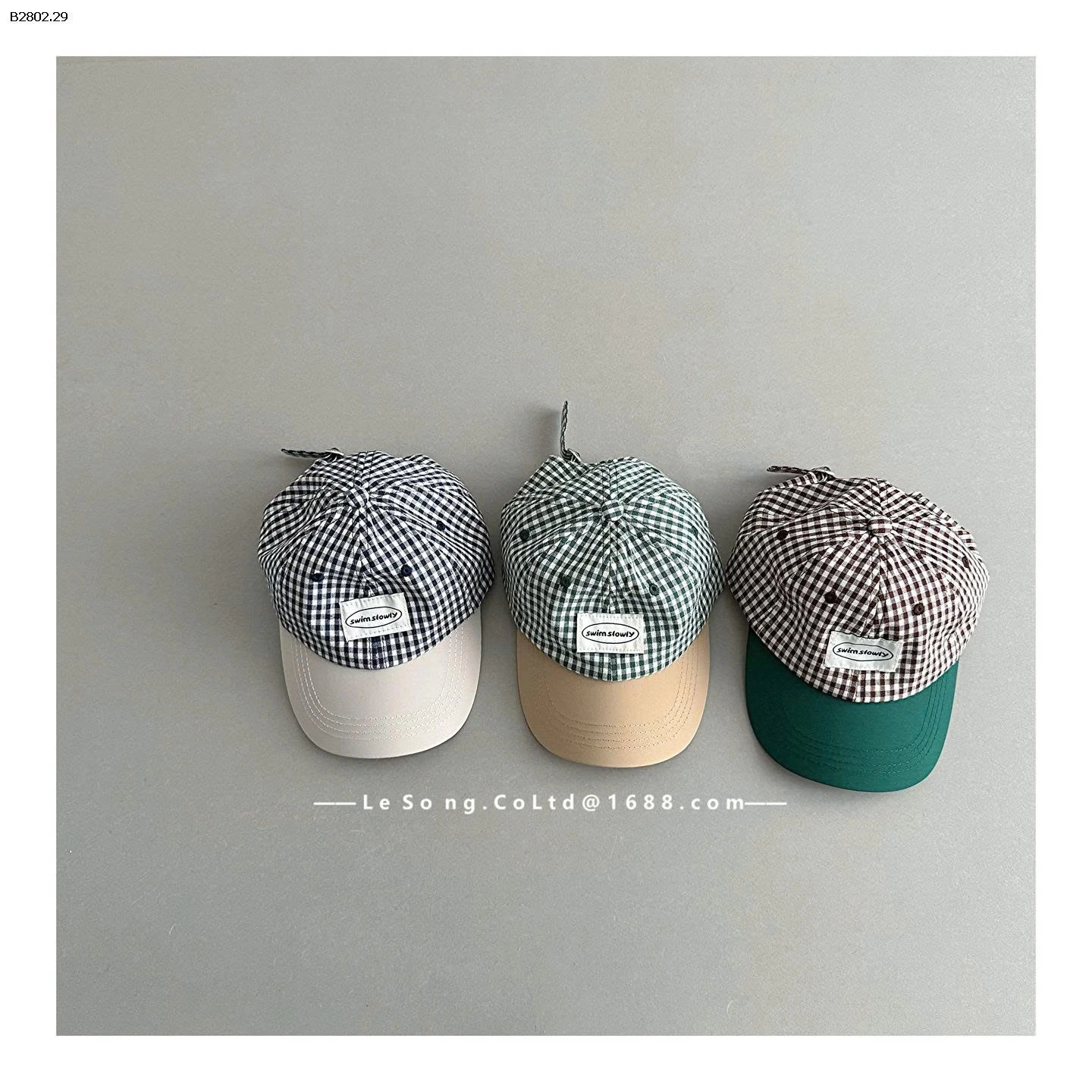 MŨ LƯỠI TRAI GẤU KẺ CARO- sỉ 99k