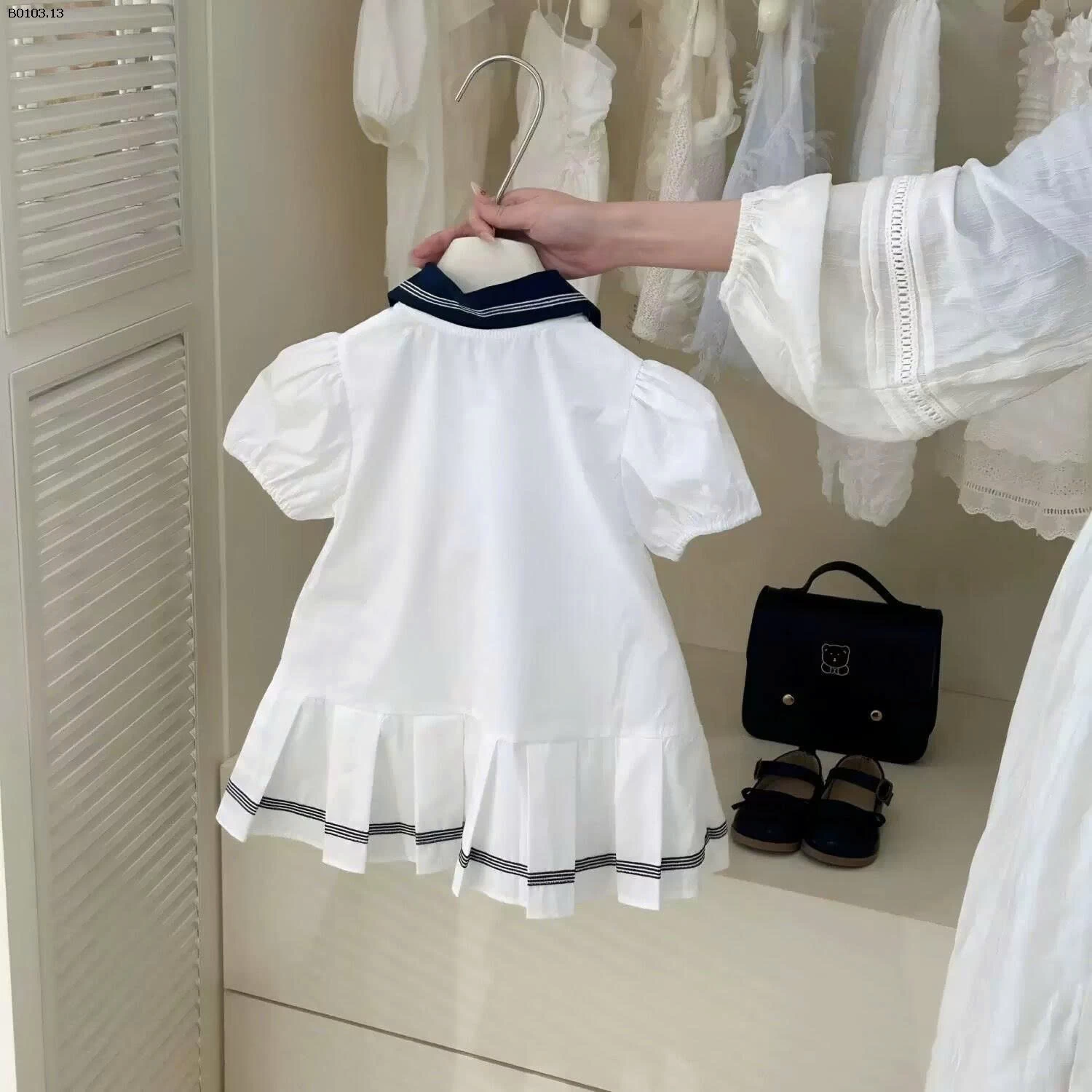 VÁY SƠ MI CỘC TAY BG- sỉ 158k