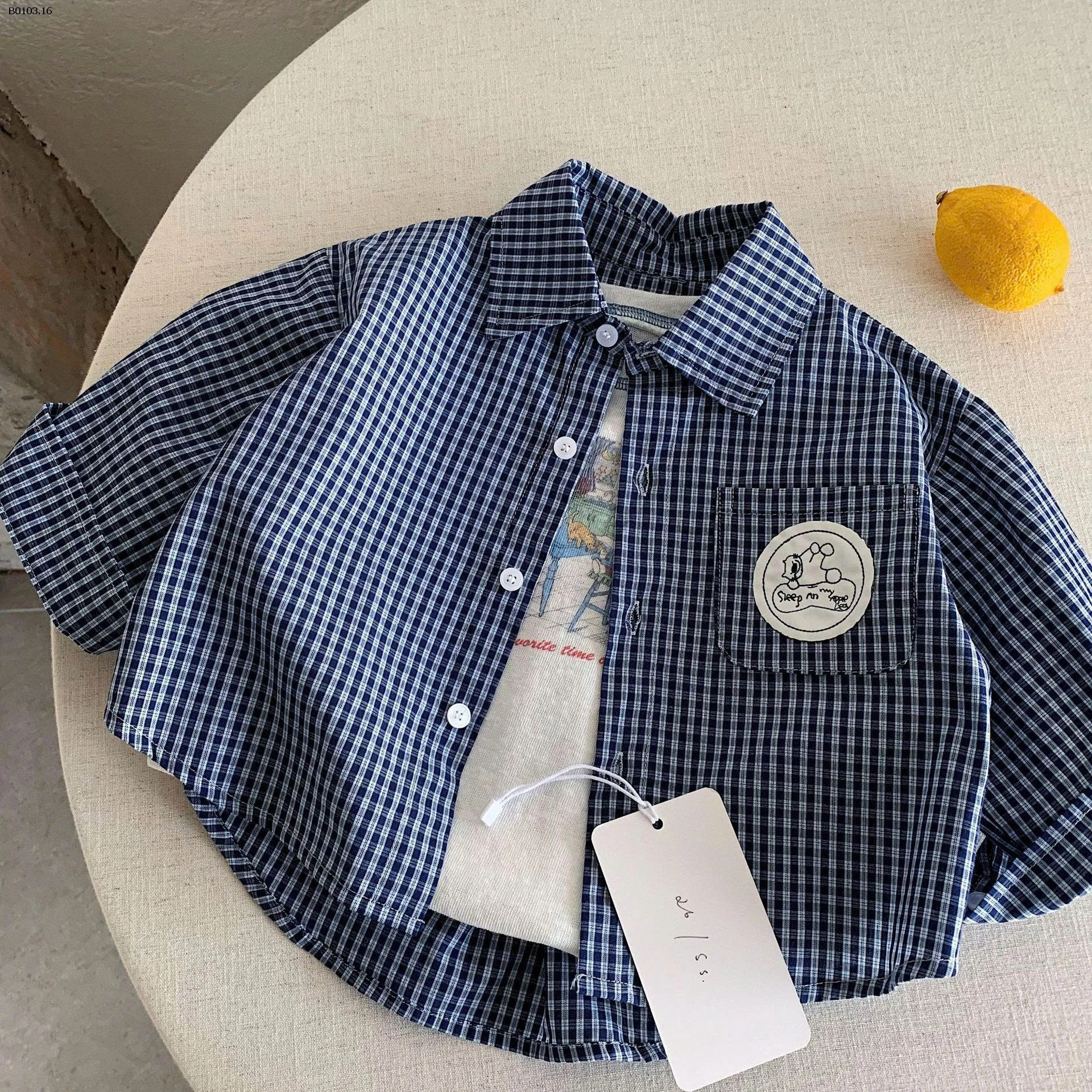 ÁO SƠ MI KẺ CARO CHO BÉ - sỉ 173k