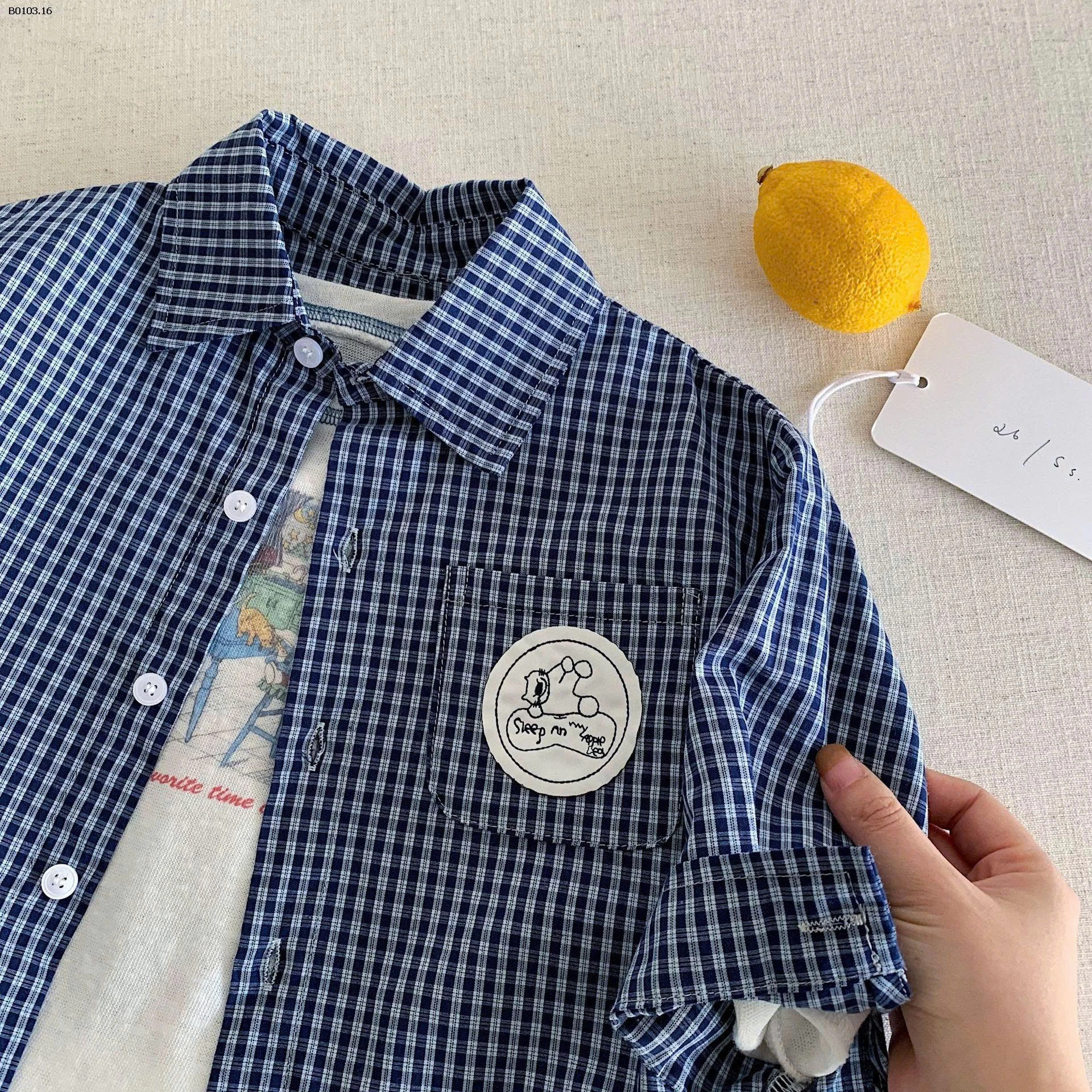 ÁO SƠ MI KẺ CARO CHO BÉ - sỉ 173k