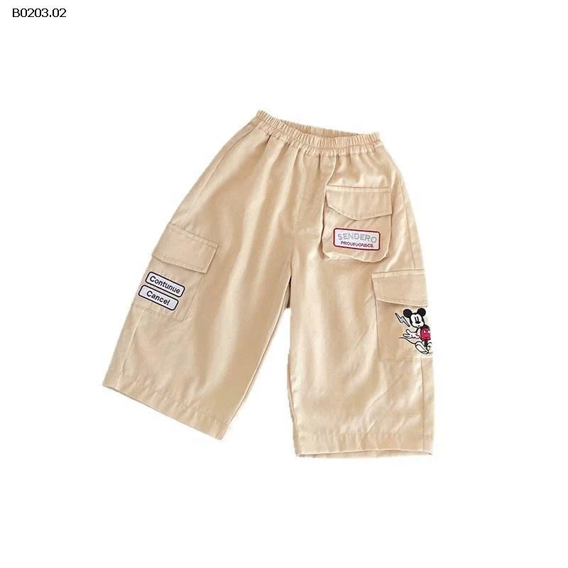 QUẦN TÚI HỘP MICKEY BT - sỉ 152k