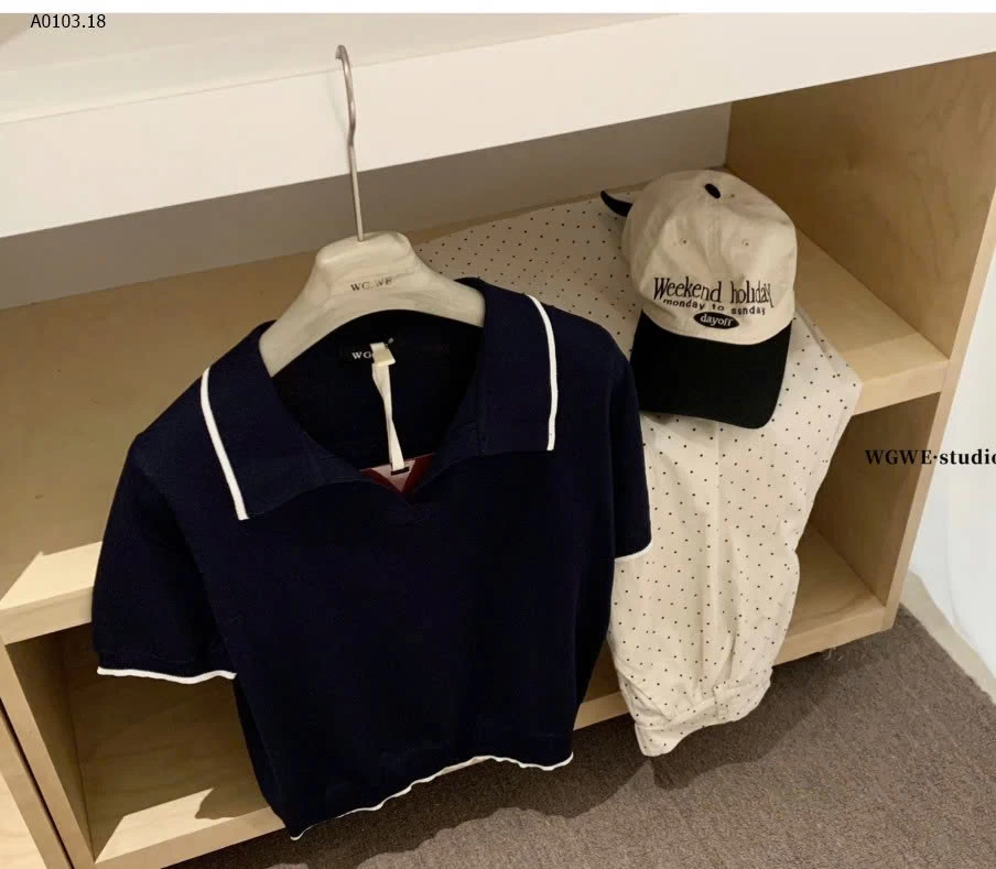 ÁO POLO LEN CỘC TAY W.G.W.E- sỉ 228k