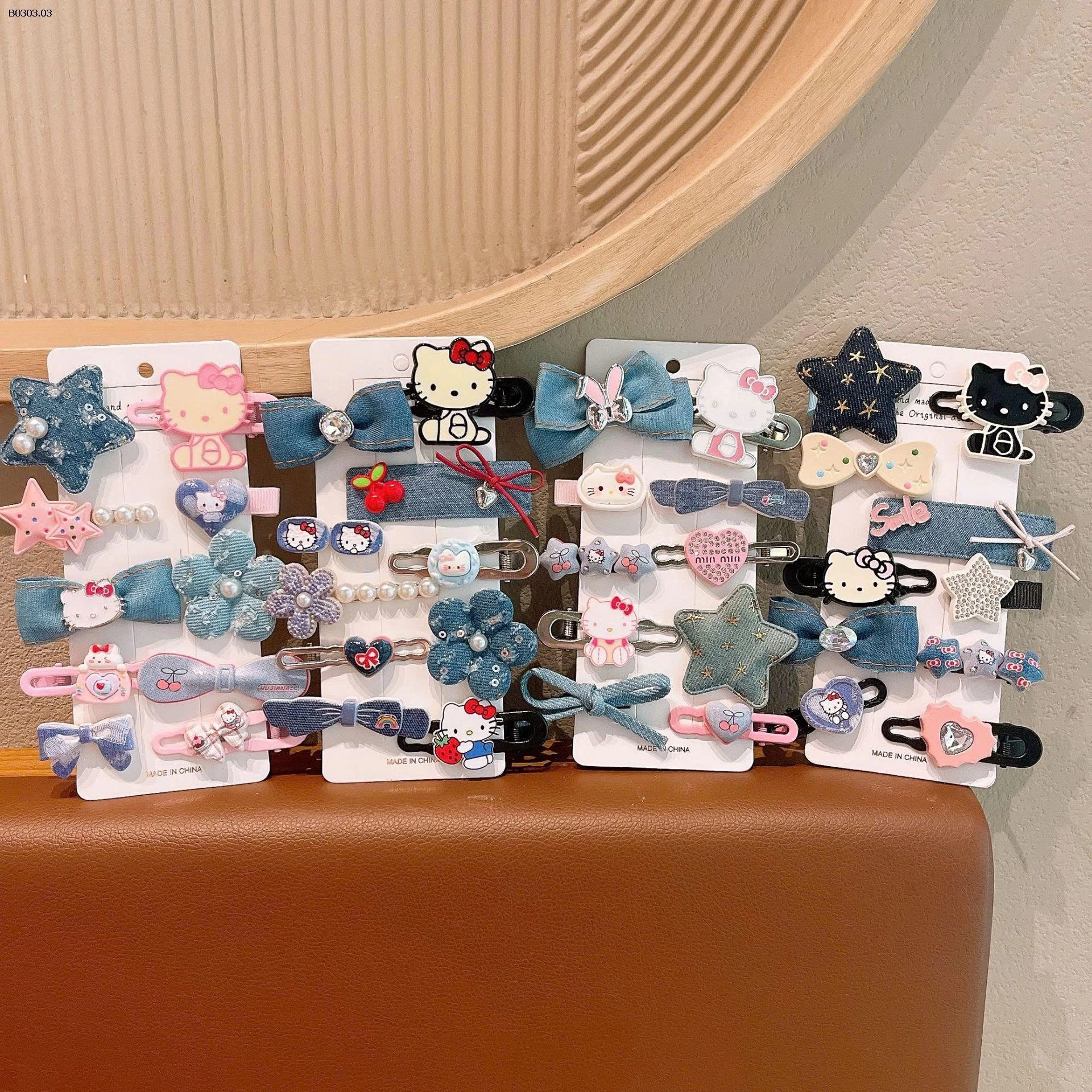 SET 10 KẸP TÓC KITTY- sỉ 45k