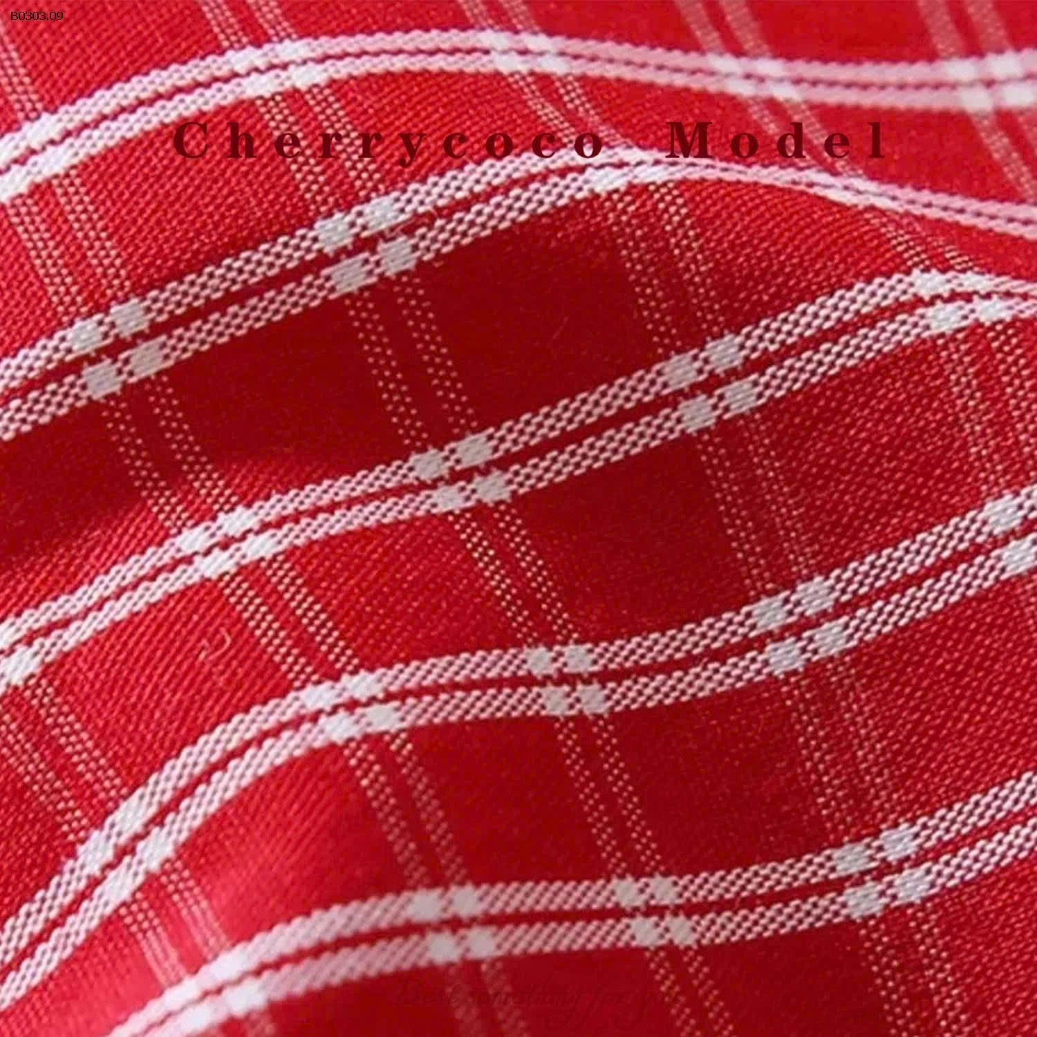 VÁY SÁT NÁCH KẺ CARO XẾP LY CHERRYCOCO- sỉ 246k