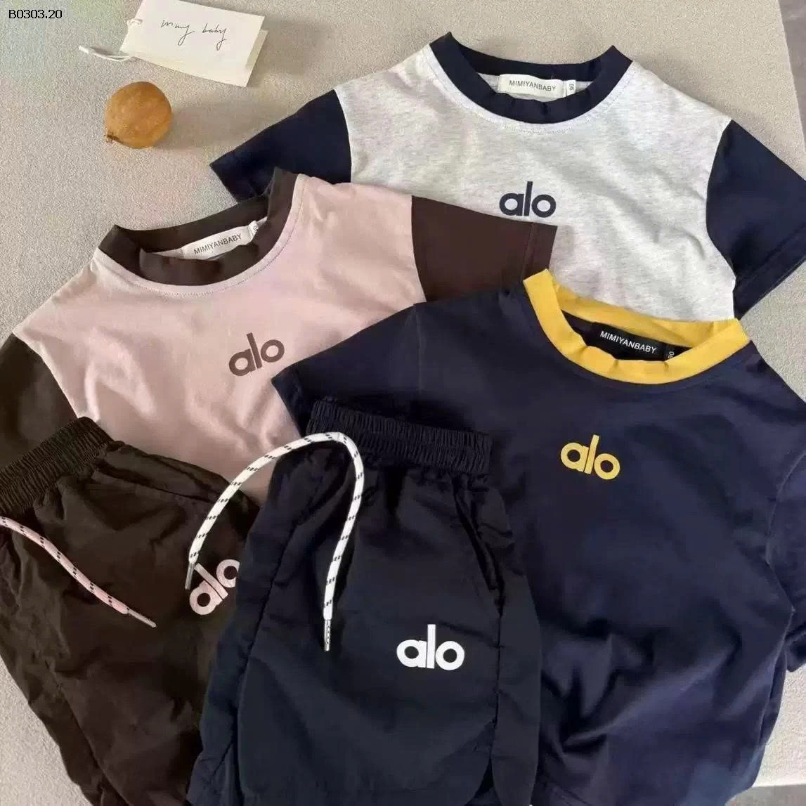 BỘ SHORT ALO CHO BÉ - sỉ 139k