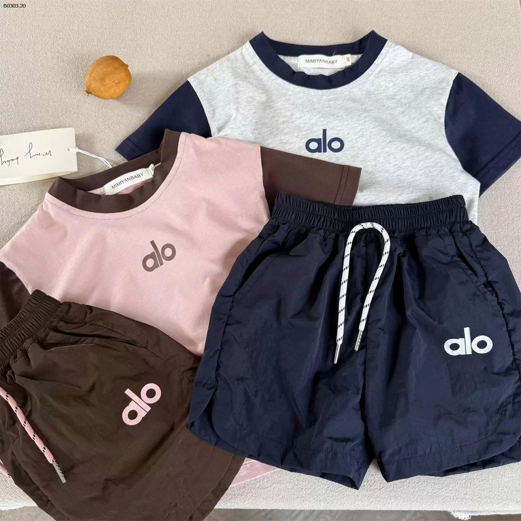 BỘ SHORT ALO CHO BÉ - sỉ 139k