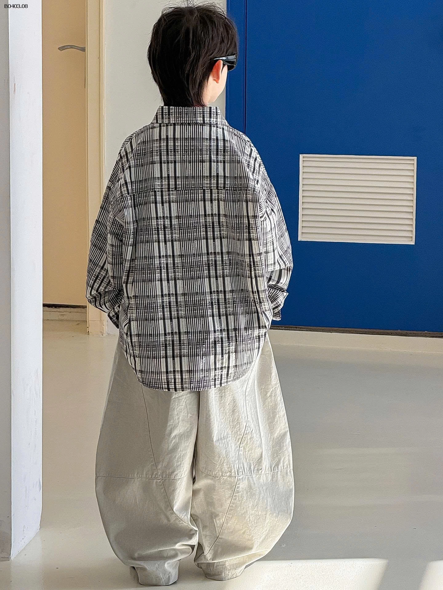 ÁO SƠ MI KẺ CHO BT  - sỉ 90-140: 190k 150-160: 199k 