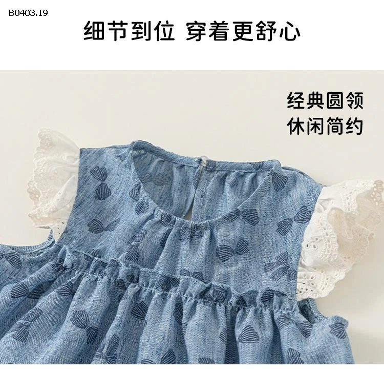 VÁY VIỀN REN CHO BG BABYCITY  - sỉ 202k