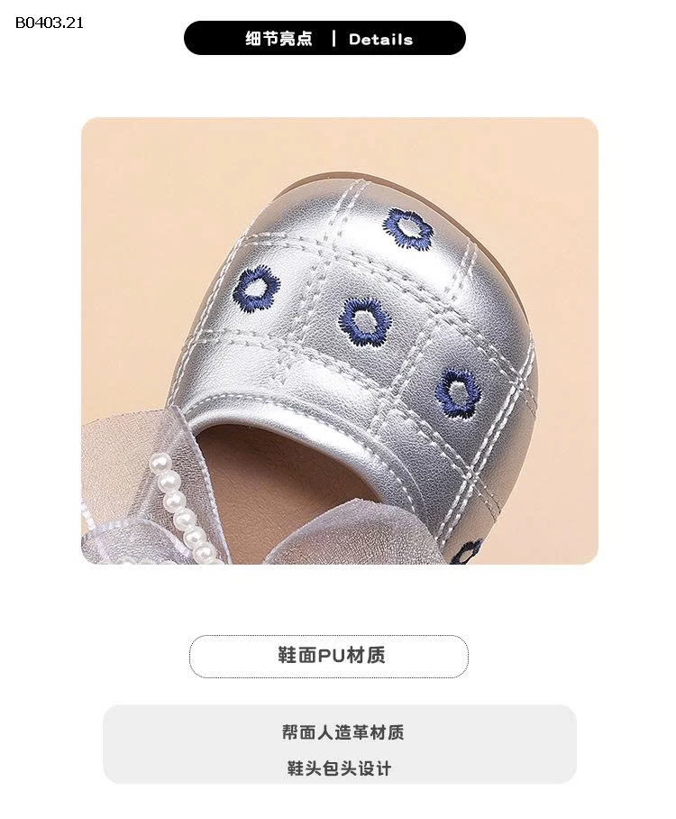 GIÀY BÚP BÊ NƠ HOA BG- sỉ Size 15-19: 149k Size 22-26: 159k