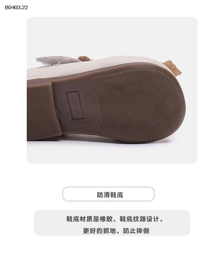 GIÀY BÚP BÊ NƠ KITTY BG- sỉ Size 15-19: 140k Size 22-26: 150k