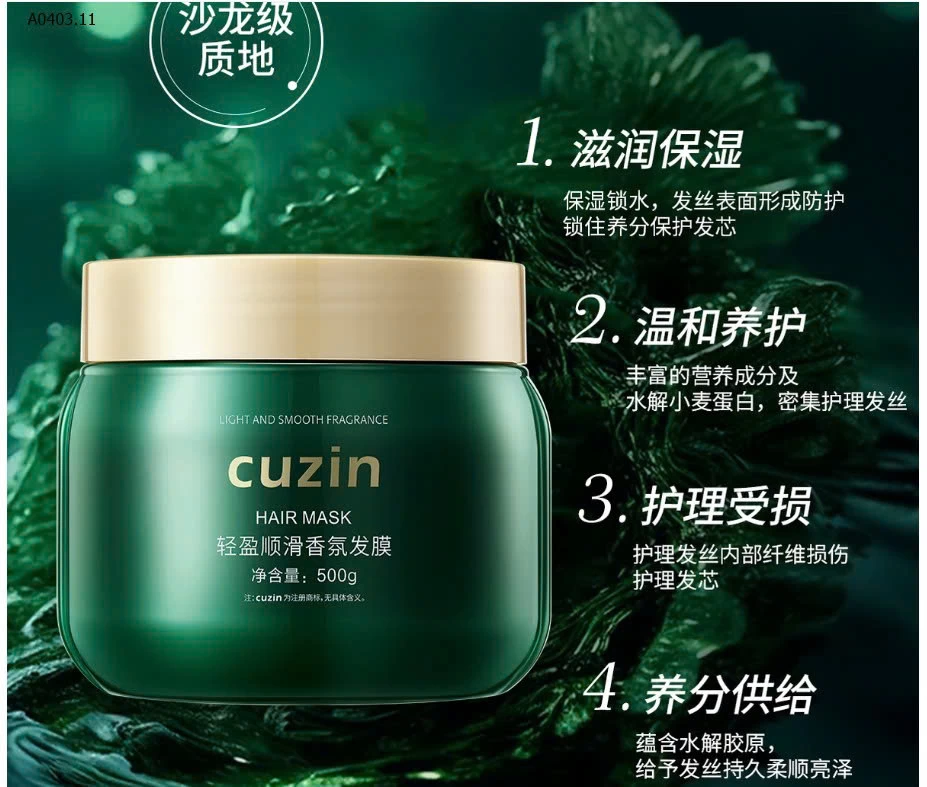 HŨ KEM Ủ TÓC CHÍNH HÃNG CUZIN Ủ SIUUU MỀM   - sỉ 68k