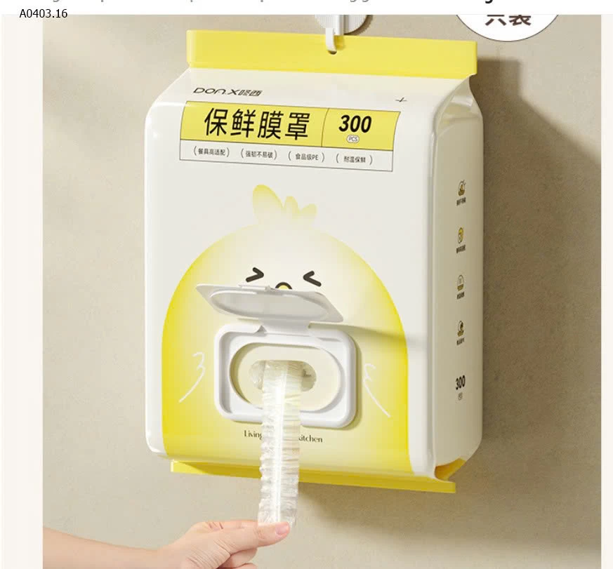 MÀNG BỌC THỰC PHẨM DẠNG TÚI TREO - Giá sỉ 62k/set 300c