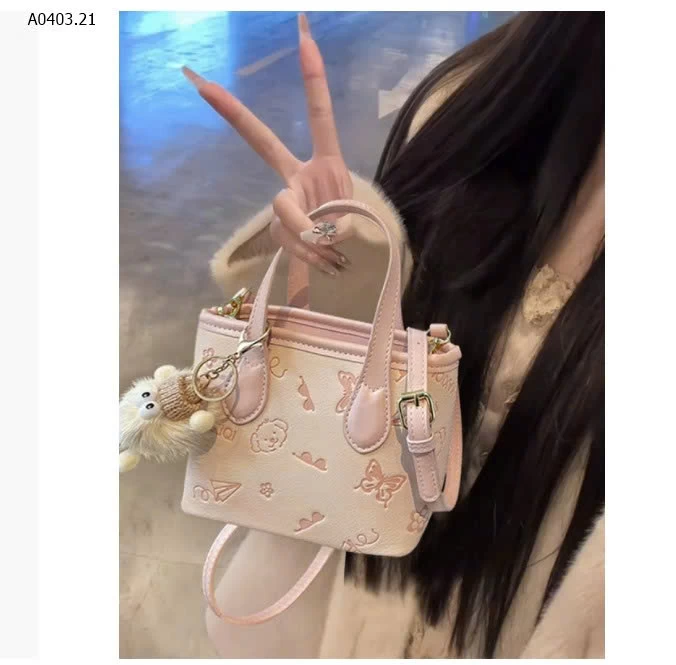 TÚI XÁCH MINI TẶNG KÈM MÓC KHÓA - sỉ 86k