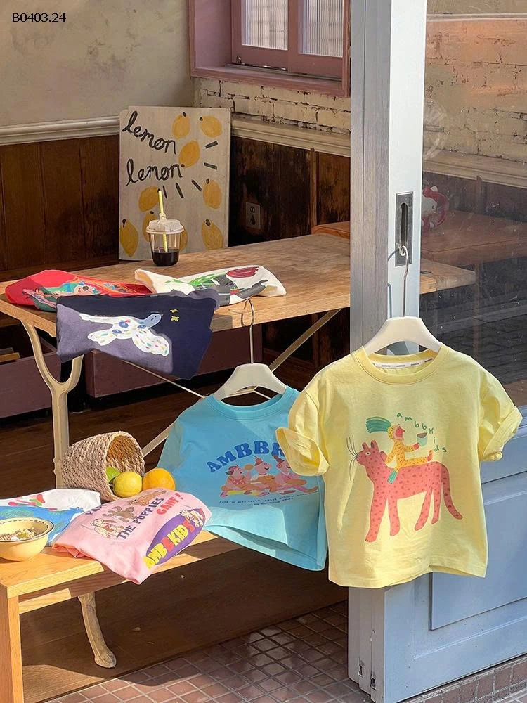 ÁO PHÔNG BÉ GÁI AMBB- sỉ Giá sỉ Sz 90-150: 127k Sz 160-170: 137k